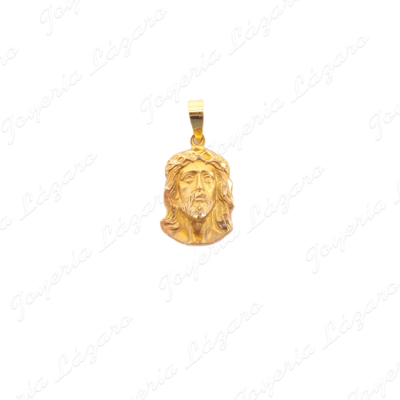 COLGANTE ORO 18 KTS ROSTRO RISTO 15MM