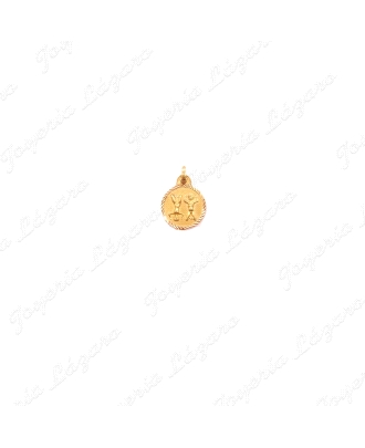 COLGANTE ORO 18 KTS HOROSCOPO geminis16mm