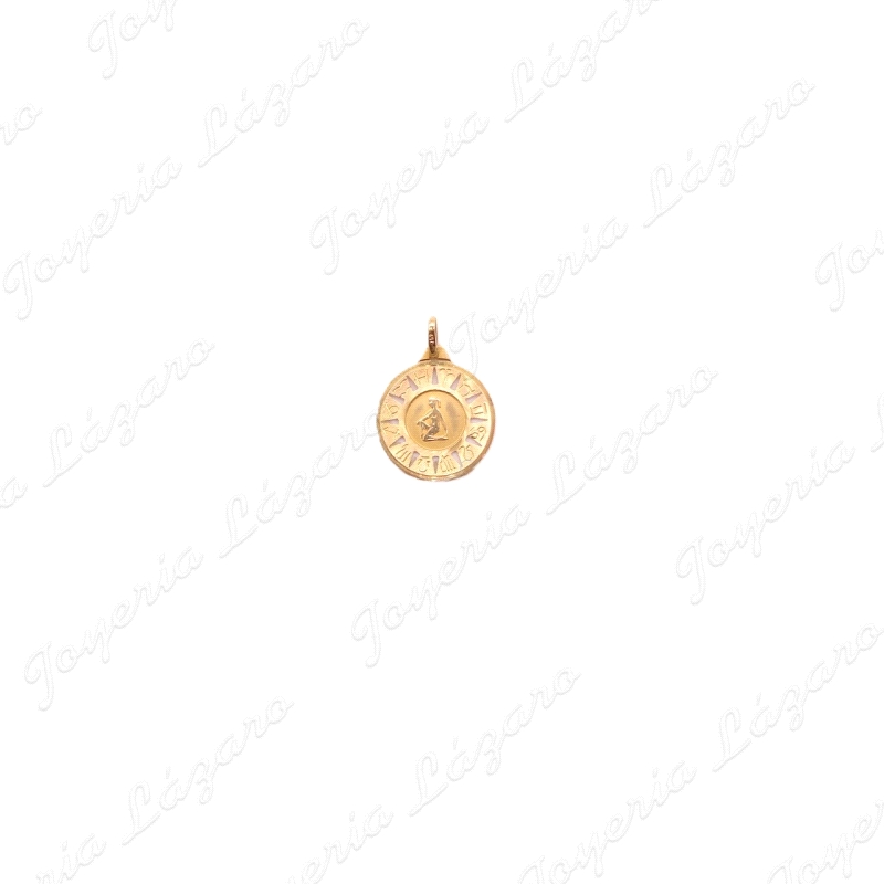 COLGANTE ORO 18 KTS HOROSCOPO  VIRGO 16MM