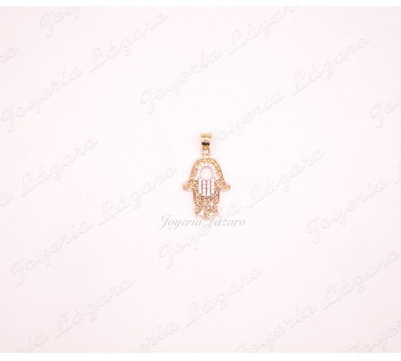 ORO 18 KTS COLGANTE MANO FATIMA