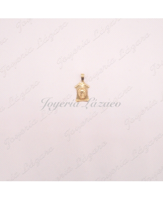 MEDALLA 18KTS PERGAMINO V, NIÑA