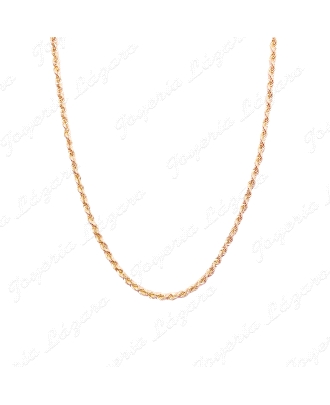 CORDON SAL. 60 CM. ORO 18 KTS 4.4MM LIGERO