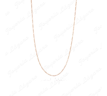 CADENA 60 CM. ORO 18 KTS 3X1