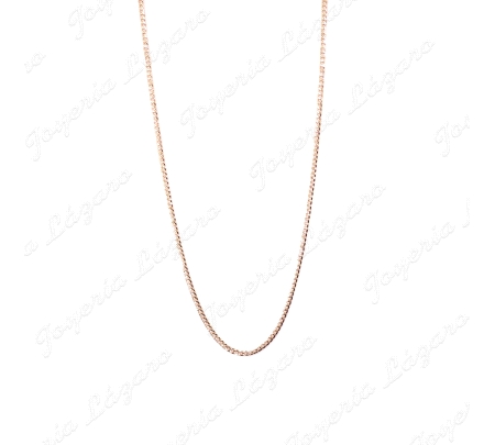 CADENA 60 CM. ORO 18 KTS 3X1 HUECA