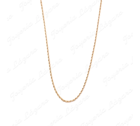 CADENA 70 CM. ORO 18 KTS CORDON SALOMONICO
