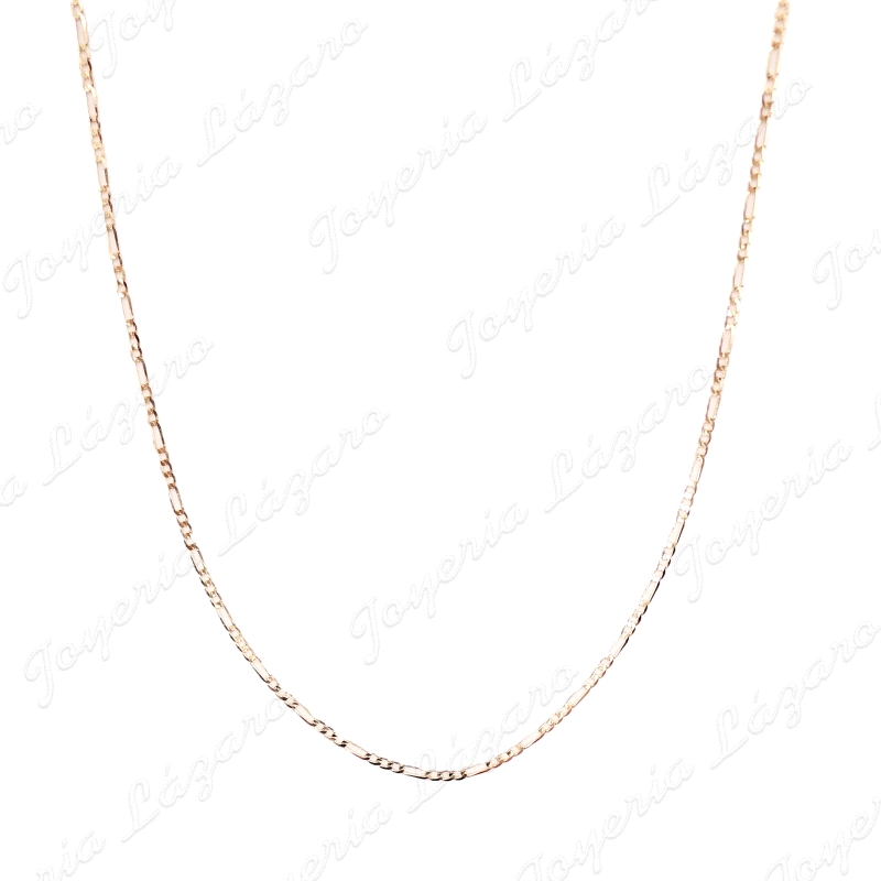 CADENA 50 CM. ORO 18 KTS 3X1 PLANA 1.5MM