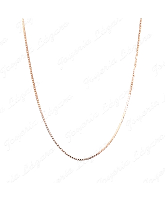 CADENA 50 CM. ORO 18 KTS BARBADA PLANA 1.5MM