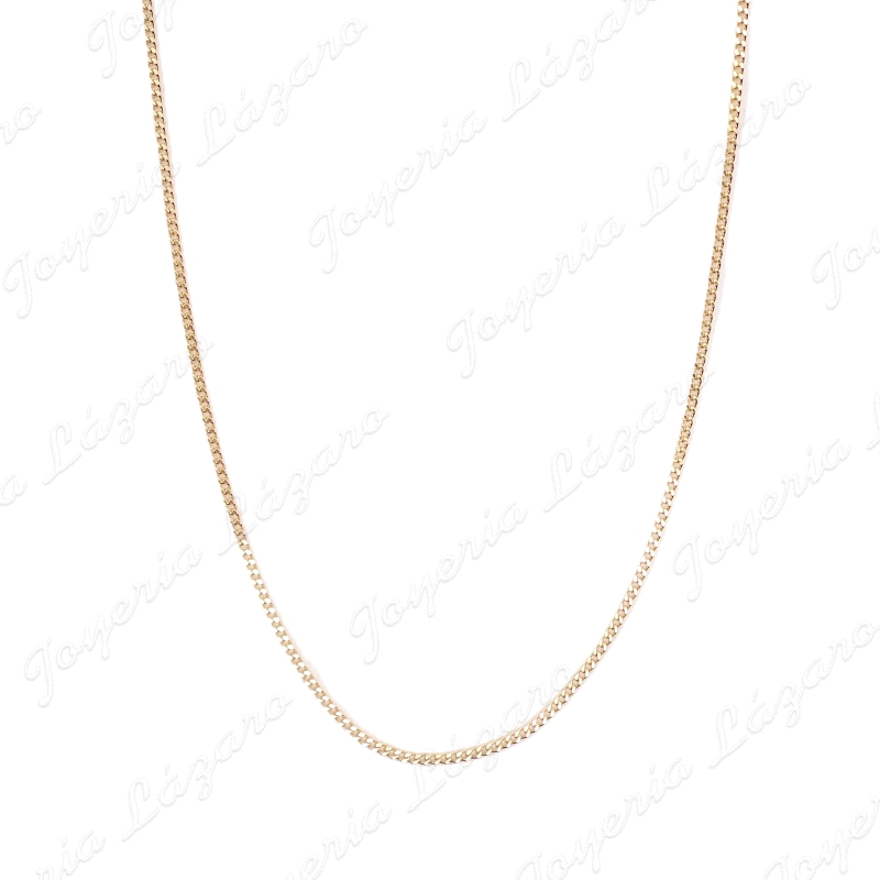 CADENA 50 CM. ORO 18 KTS  BILBAO 1MM