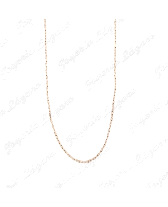 CADENA 50 CM. ORO 18 KTS FORZADA 1MM