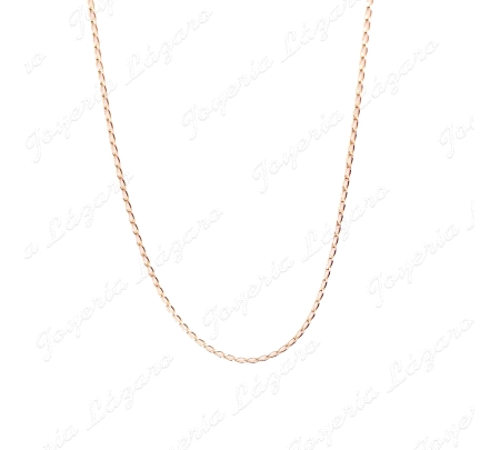 CADENA 55 CM. ORO 18 KTS BARBADA