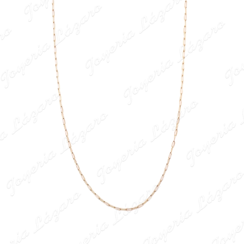 CADENA 55 CM. ORO 18 KTS FORZADA REASA