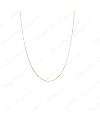 CADENA 50 CM. ORO 18 KTS PLANA BRILLO MACIZA