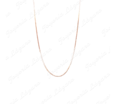 CADENA 50 CM. ORO 18 KTS MACIZA OJO PERDIZ