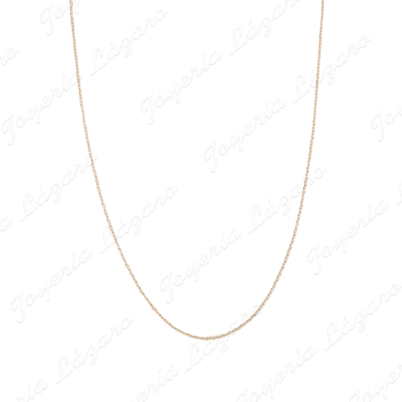 CADENA 45 CM. ORO 18 KTS FORZADA 1MM