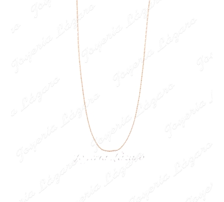 CADENA 40 CM. ORO 18 KTS BOLA+PALO