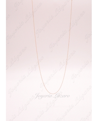 ORO 18 KTS CADENA 40/45 CM.BOLAS