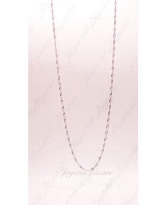 CADENA 18KTS BL. 40CM SINGAPUR