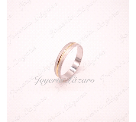 ALIANZA 18KTS BIC. CENTRO RALLA AMARILLA Nº15