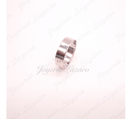 ALIANZA 18KTS BL. AJUSTADOR 6.5MM Nº22