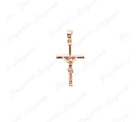 CRUZ ORO 9 KTSCCON CRISTO 14X24MM SIN ASA                                                           