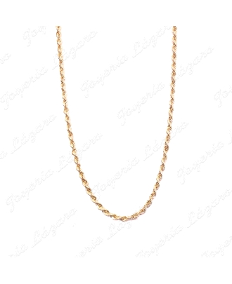 CORDON SALOMONICO 60 CM. ORO 9 KTS 3.5MM                                                            