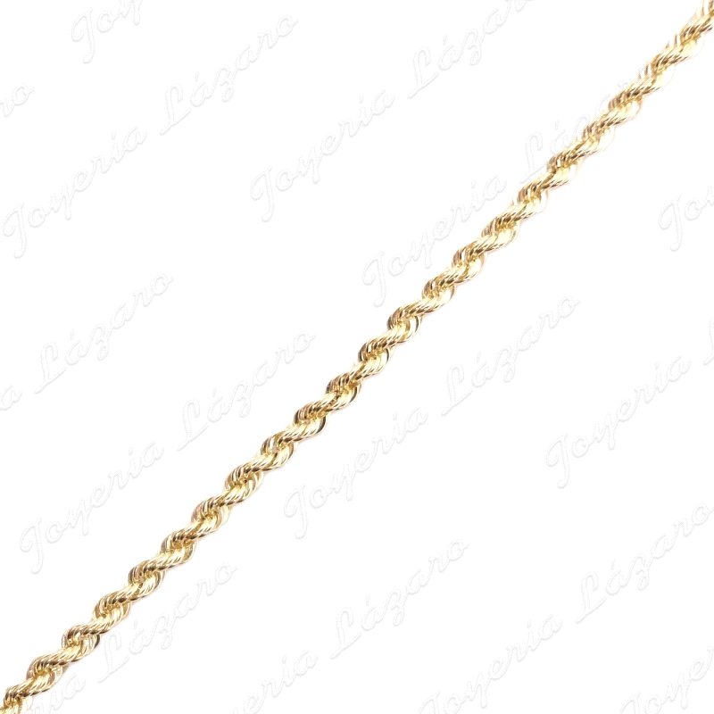 CORDON SALOMONICO 50 CM. ORO 9 KTS 3.5MM                                                            