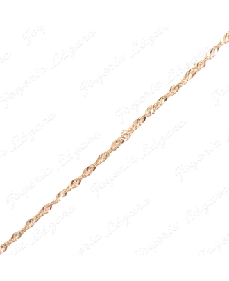 CADENA 40 CM. ORO 9 KTS SINGAPUR