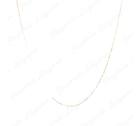 CADENA 45 CM. ORO 9 KTS SUPER LIGERA 2 POSTURAS                                                     