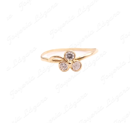 SORTIJA ORO 18KT OCASION SUPER FINO 3 CIRCOS                                                        