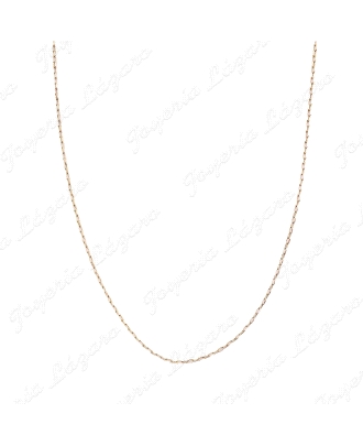 CADENA 55 CM. ORO 18KT OCASION FORZADA 1MM SUPER LIGERA