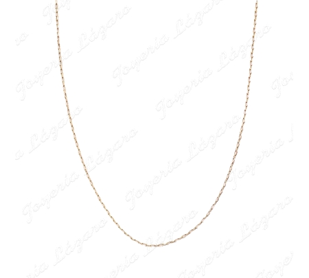 CADENA 55 CM. ORO 18KT OCASION FORZADA 1MM SUPER LIGERA