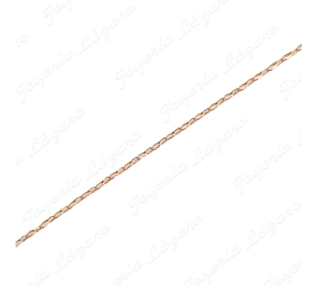 CADENA 55 CM. ORO 18KT OCASION FORZADA 1MM SUPER LIGERA