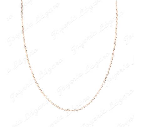 CADENA 50 CM. ORO 18KT OCASION BARBADA 2MM CLARA