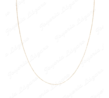 CADENA 45 CM. ORO 18KT OCASION FORZADA SUPER LIGERA 0.5MM