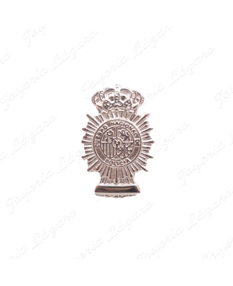 PIN EMBLEMA PLATA POLICIA NACIONAL 15X23 CON PLACA Nº PROFESIONAL                                   