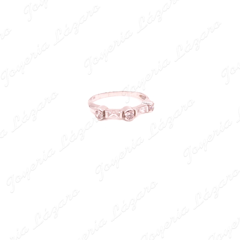 SORTIJA 18KTS BL. TRESILLO