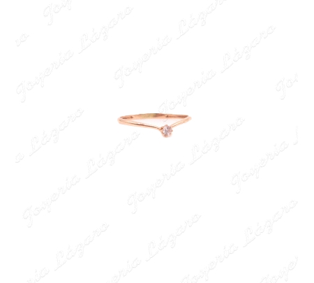 SORTIJA 18KTS PAN. TRES COLORES