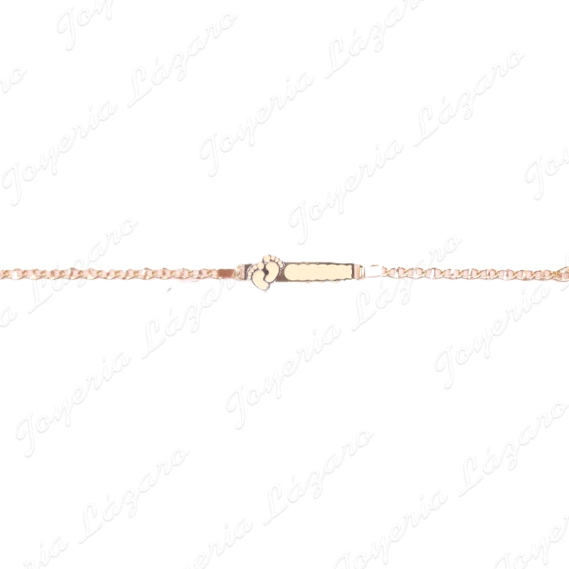 ESCLAVA BEBE ORO 18 KTS PIECECITOS