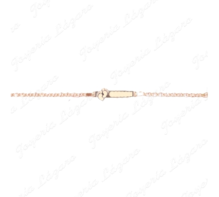 ESCLAVA BEBE ORO 18 KTS PIECECITOS