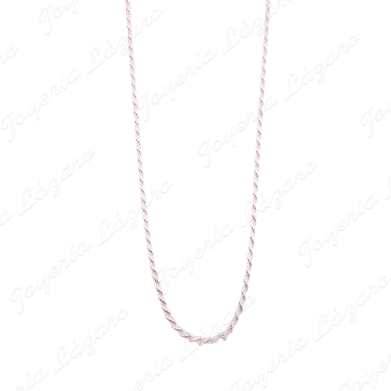 CADENA 40 CM. PLATA SALOMONICO 3MM