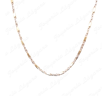 CADENA 65 CM. ORO 18KT OCASION 3MM  BICOLOR MAZICA                                                  