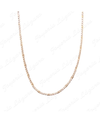 CADENA 45 CM. ORO 18 KTS 3MM 3X1 TEXTURA                                                            