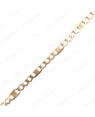 CADENA 45 CM. ORO 18 KTS 3MM 3X1 TEXTURA                                                            