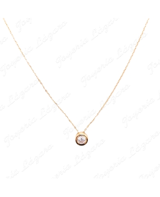 GARGANTILLA ORO 18 KTS LIGERA CIRCONITA 3MM BOCELADA