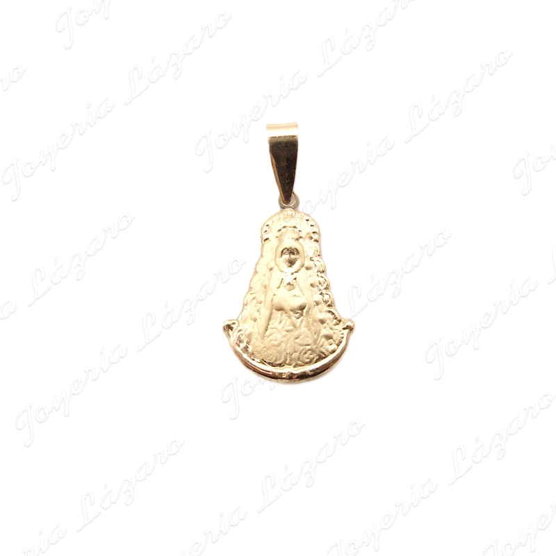 MEDALLA ORO 18 KTS VIRGEN DEL ROCIO  BUSTO 16MM                                                     