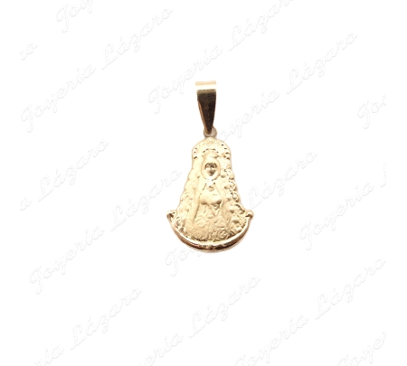 MEDALLA ORO 18 KTS VIRGEN DEL ROCIO  BUSTO 16MM                                                     