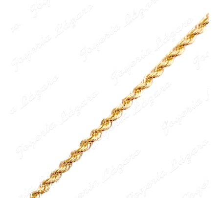 CORDON SALOMONICO 60 CM. ORO 9 KTS 4.5MM