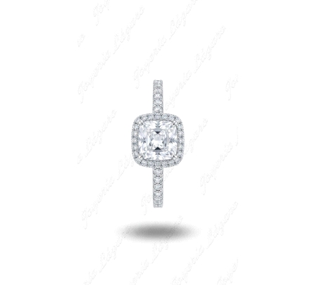 SORTIJA PLATA SOLITARIO CIRCO CUIADRADA 6MM CERCO MICROCIRCO Y EN BRTA                              