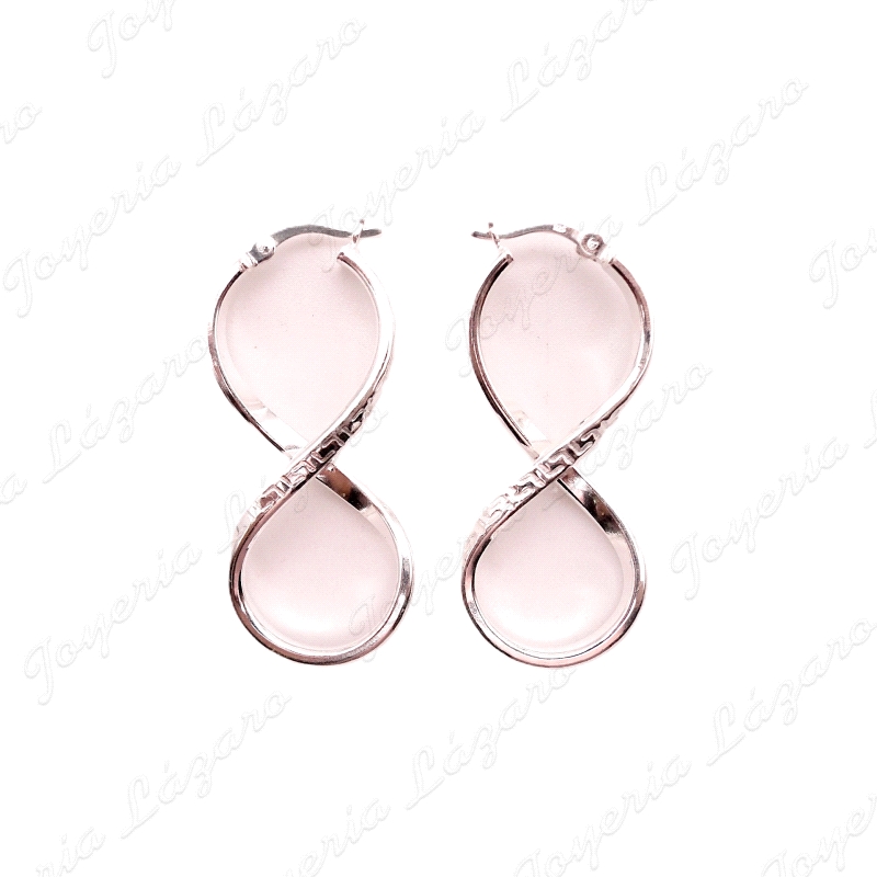 PEND. AROS PLATA  INFINITOS GRECA                                                                   