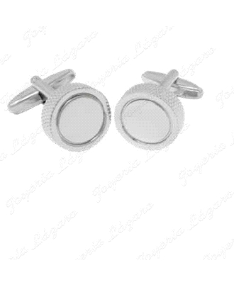 GEMELO  BISUTERIA CIRCULO CON ESTRIAS                                                               